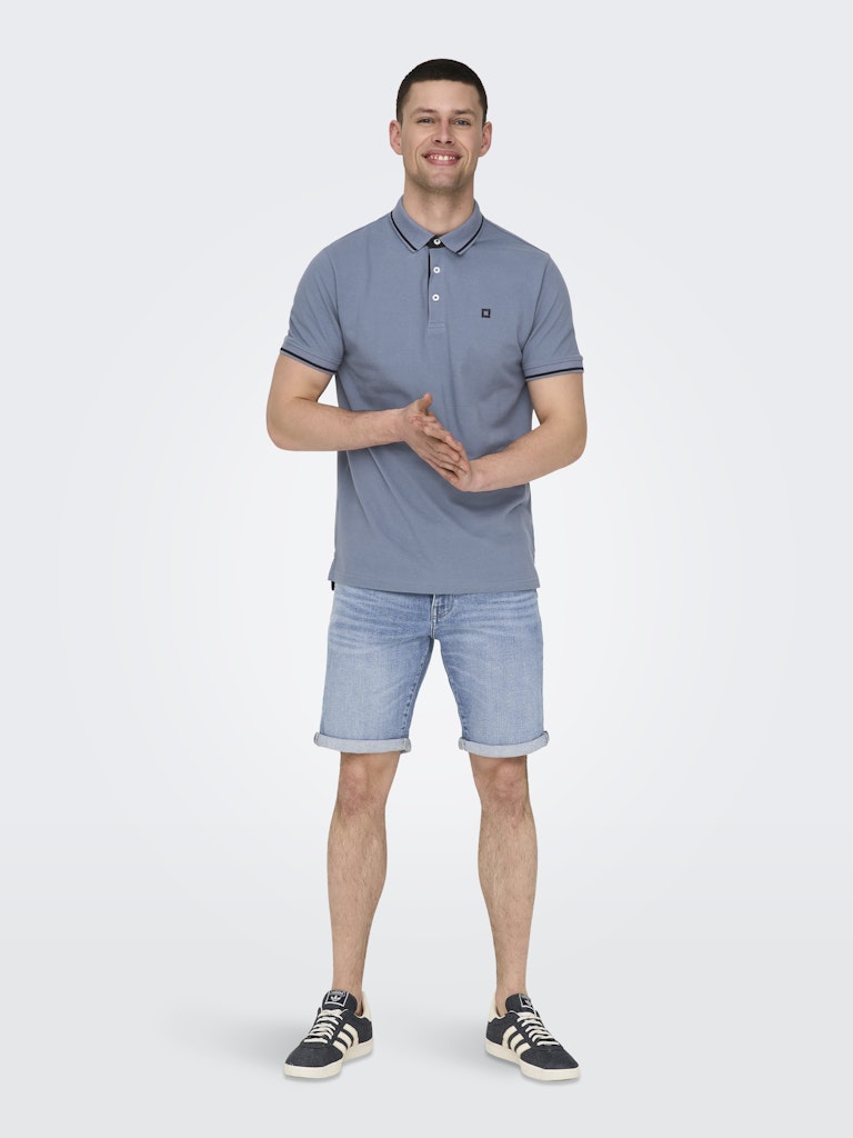 ONSPLY MBD 8772 TAI DNM SHORTS - Medium Blue Denim