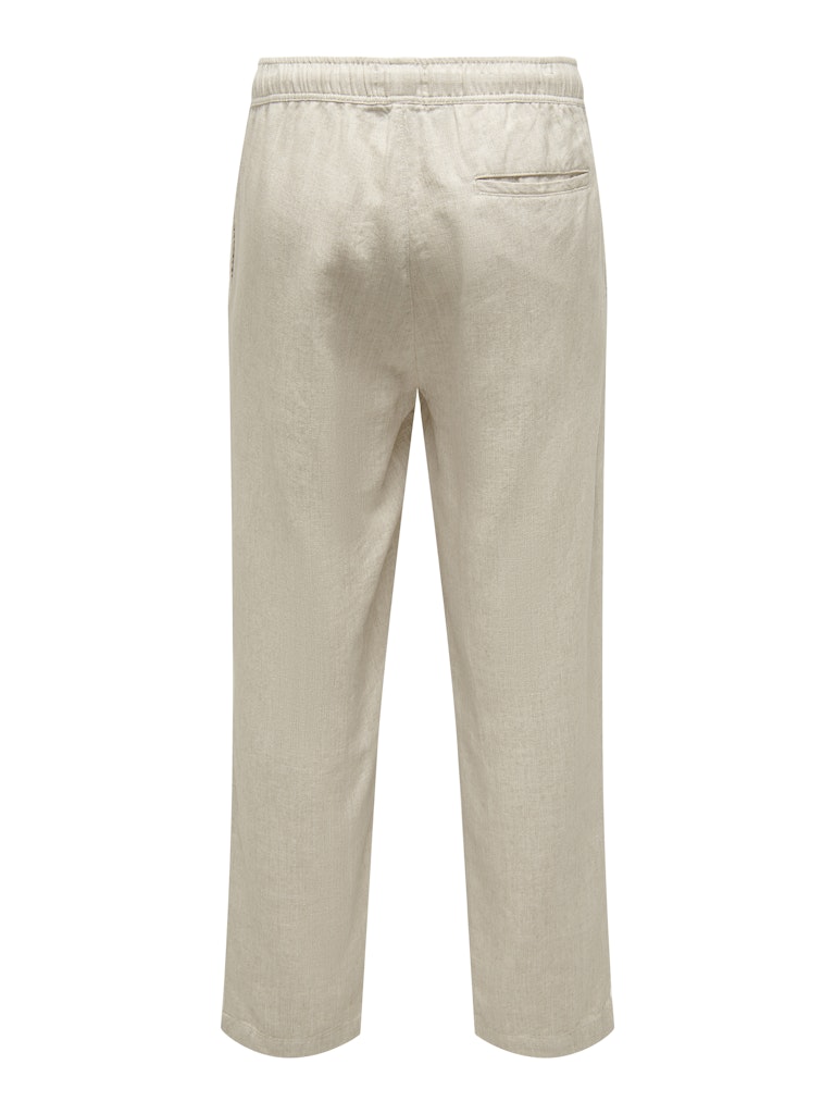 ONSSINUS LOOSE VISC LIN 0075 PANT - Oatmeal
