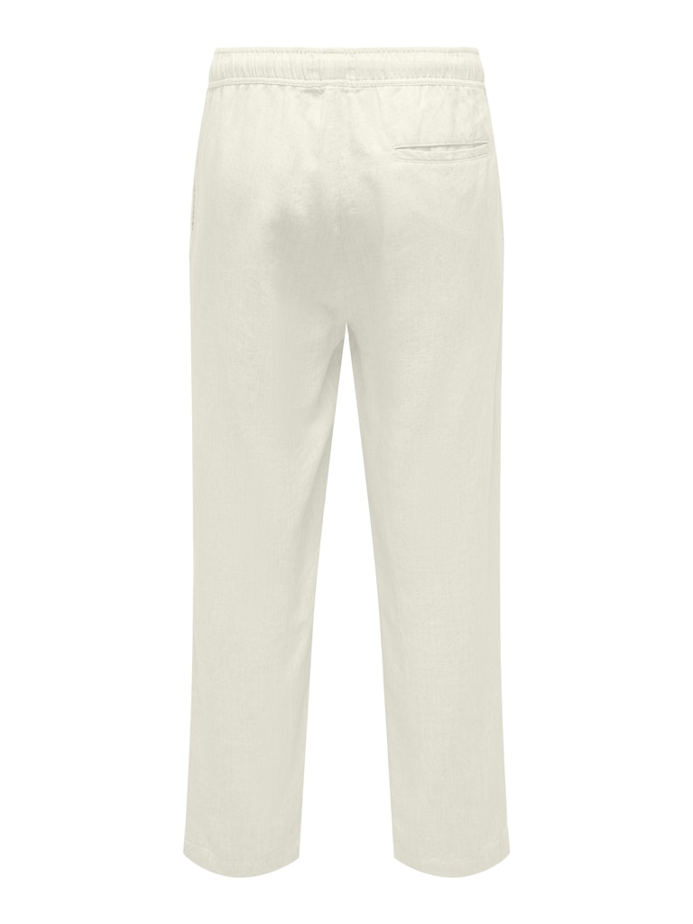 ONSSINUS LOOSE VISC LIN 0075 PANT - White