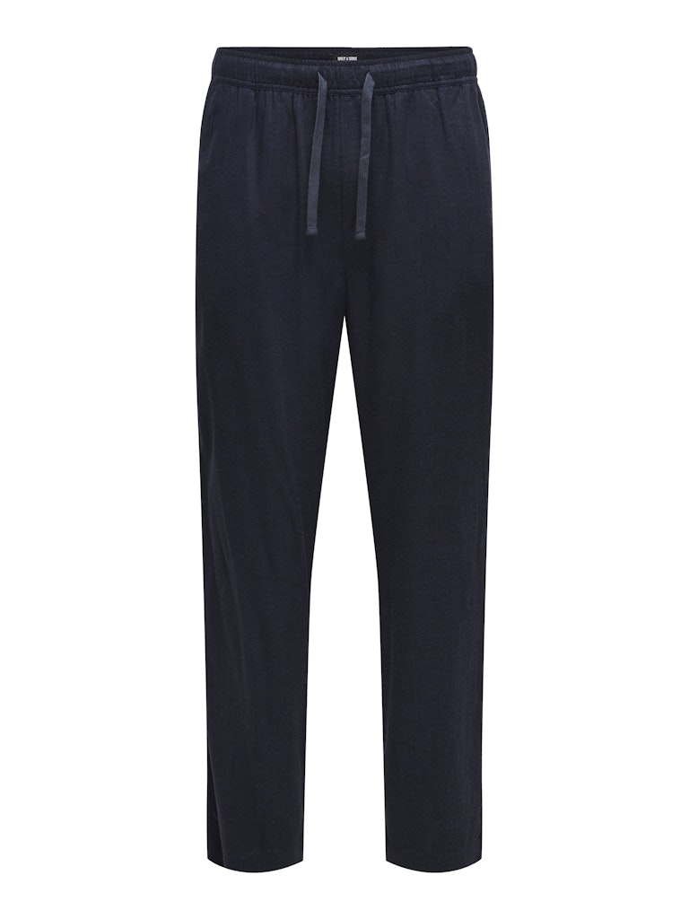 ONSSINUS LOOSE VISC LIN 0075 PANT - Dark Navy