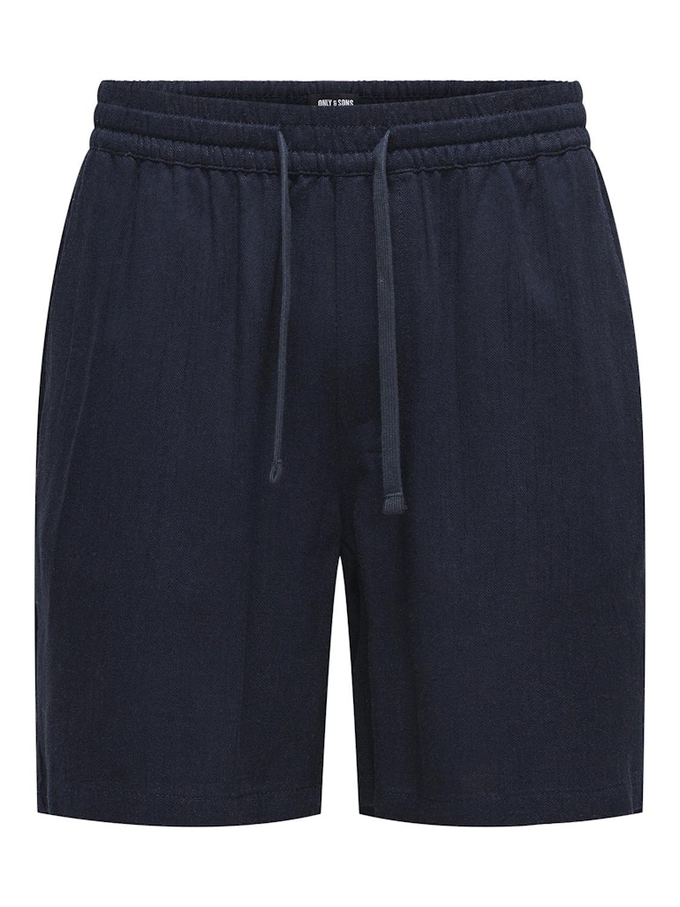 ONSTEL VISC LIN SHORTS 0075 - Dark Navy