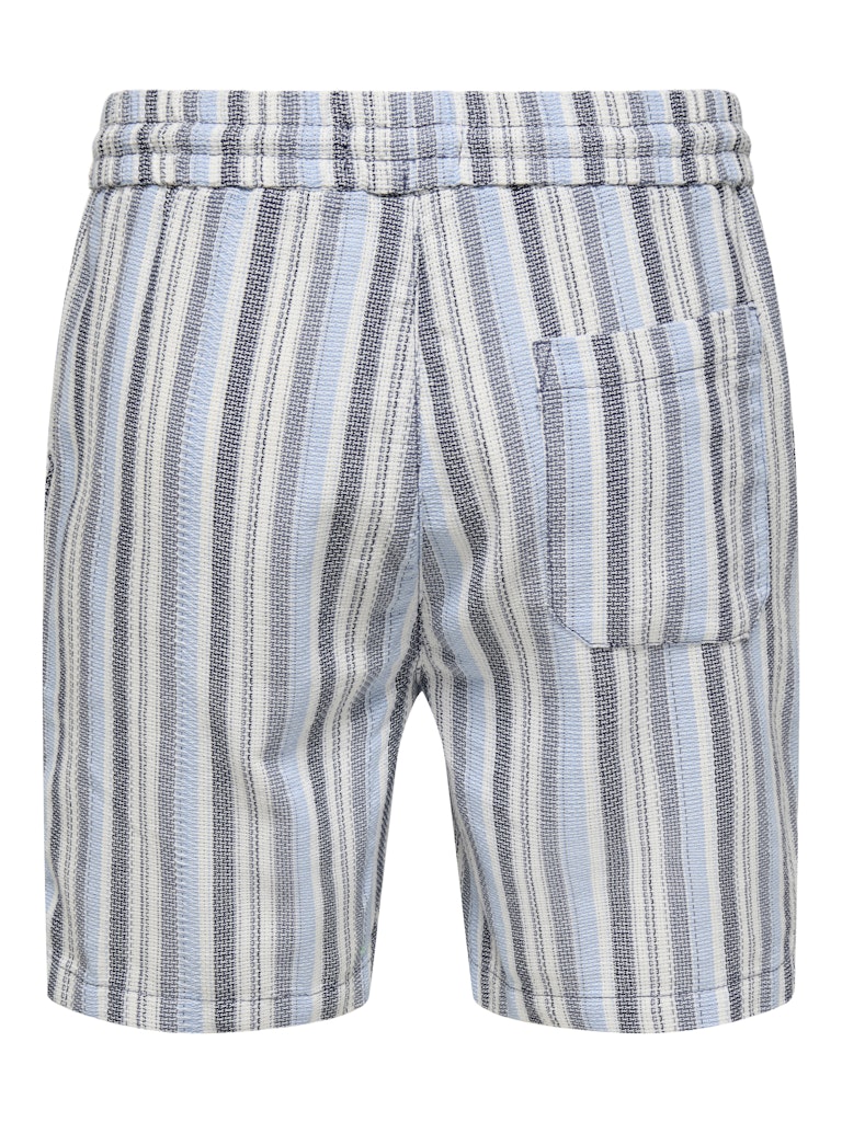 ONSTREV LIFE REG STRUC STRIPE SHORTS - Vintage Indigo