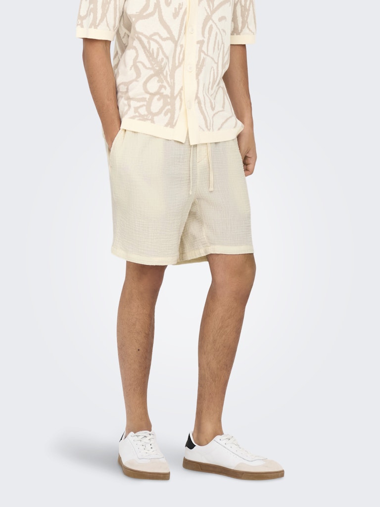 ONSTEL-PAS 0158 SHORTS - Egret