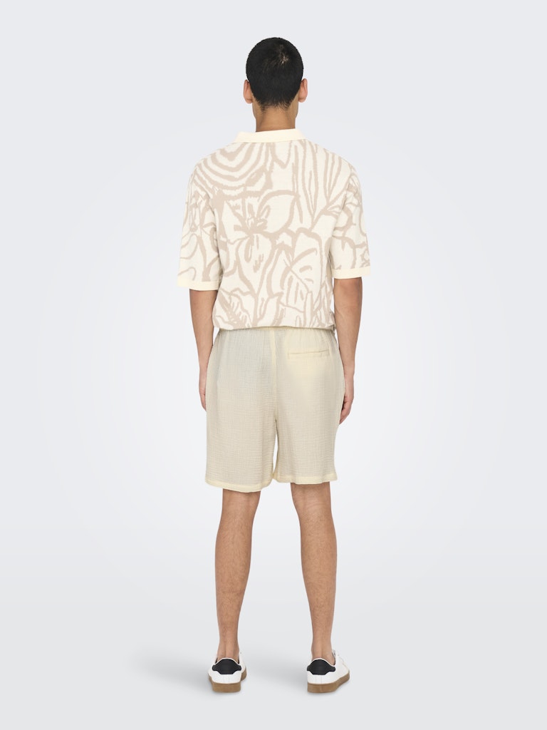 ONSTEL-PAS 0158 SHORTS - Egret