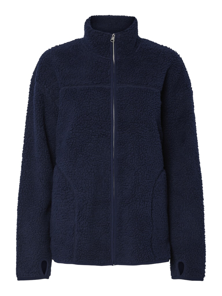 PCSADIA LS TEDDY JACKET - Maritime Blue