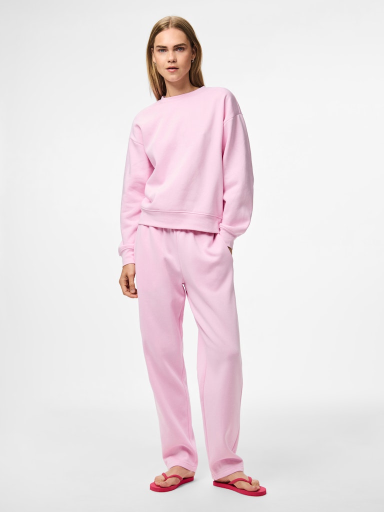PCCHILLI LS LOOSE SWEAT - Roseate Spoonbill