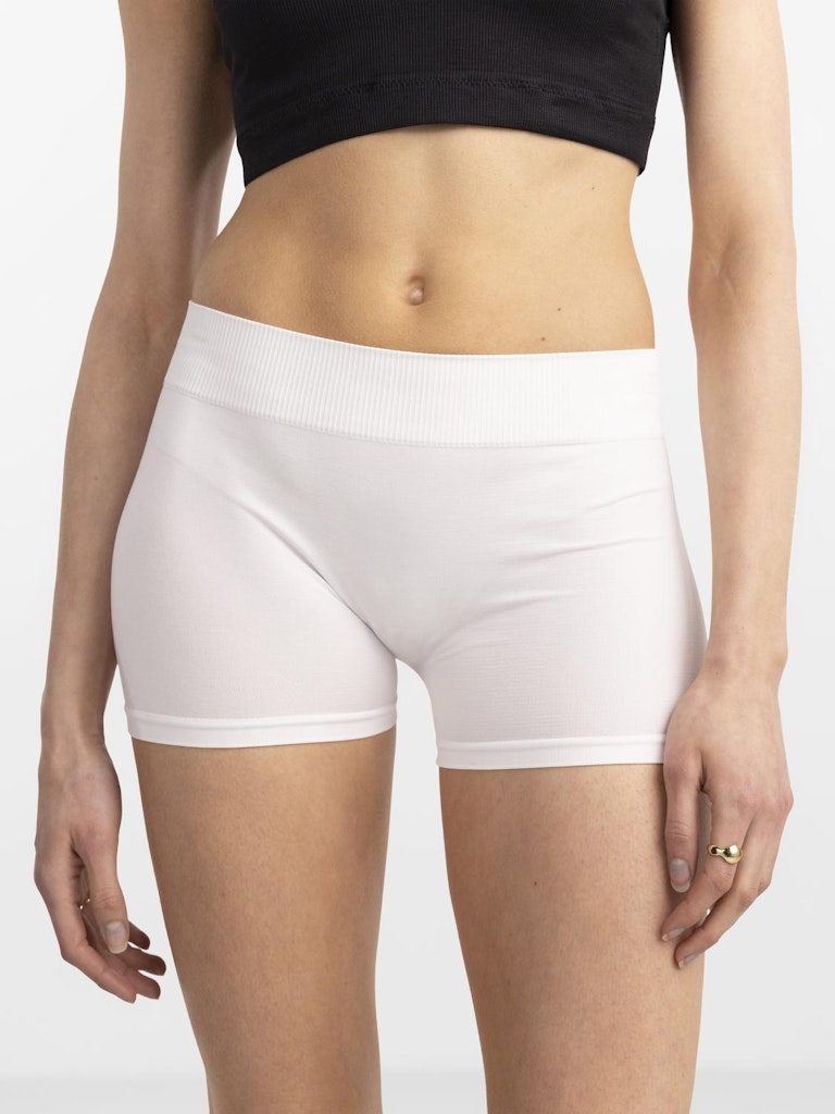 PCLONDON MINI SHORTS - Bright White