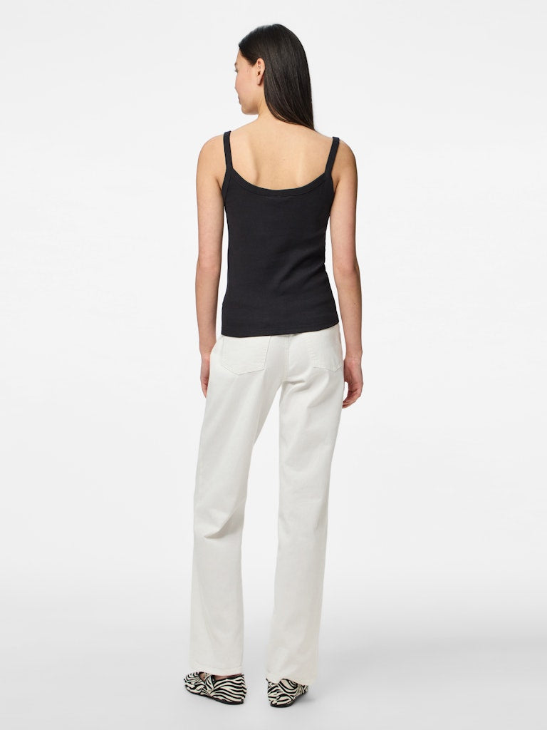 PCMAY STRAP TOP - Black