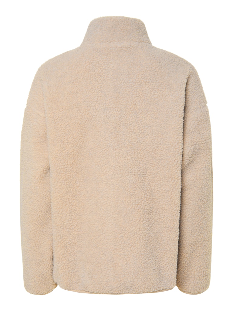 PCSADIA LS TEDDY JACKET - Silver Gray