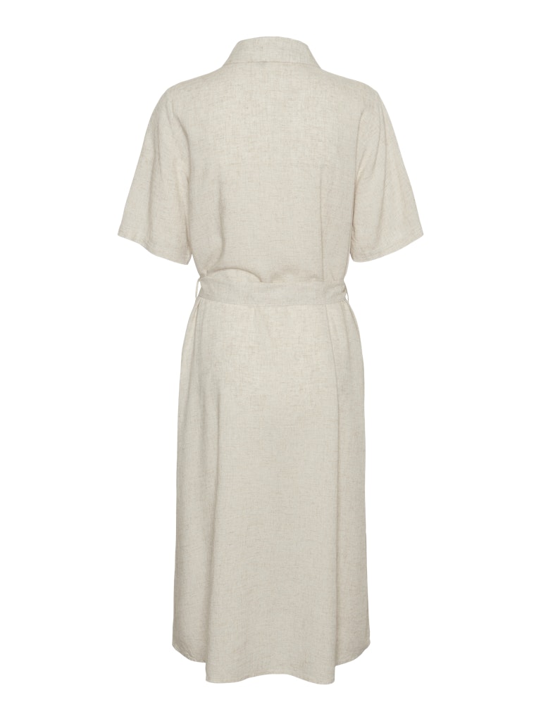 PCPIA 2/4 MIDI SHIRT DRESS - Birch