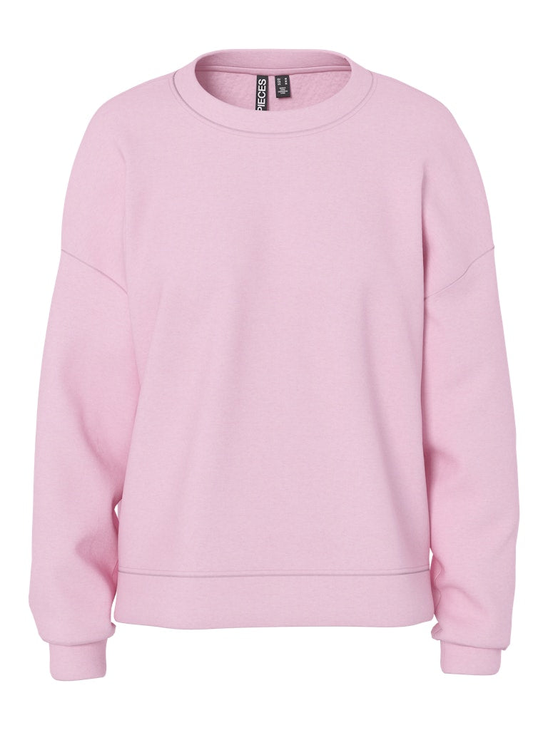 PCCHILLI LS LOOSE SWEAT - Roseate Spoonbill