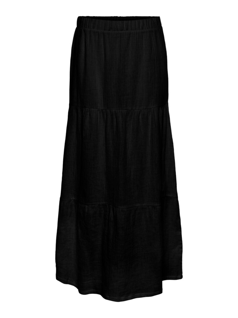 PCSIKKA HW MAXI SKIRT - Black