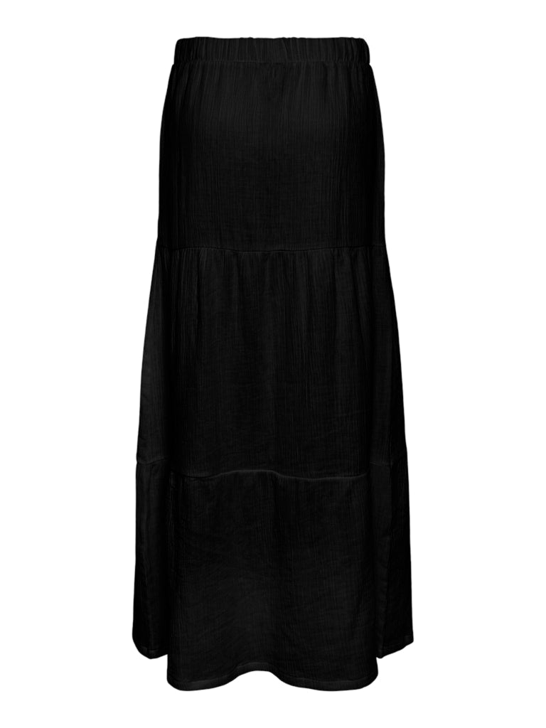 PCSIKKA HW MAXI SKIRT - Black