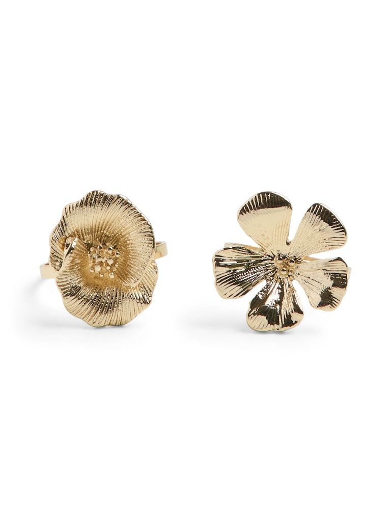 PCLAMIA 2-PACK RING - Gold