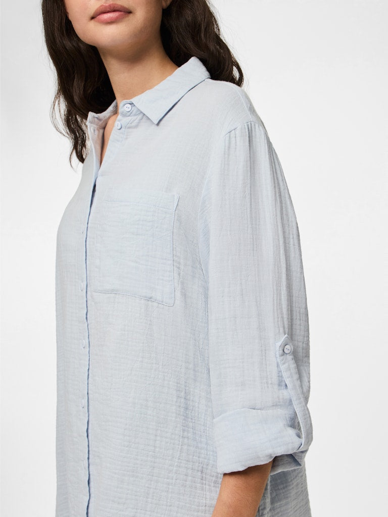 PCSASTINA LS SHIRT - Cashmere Blue