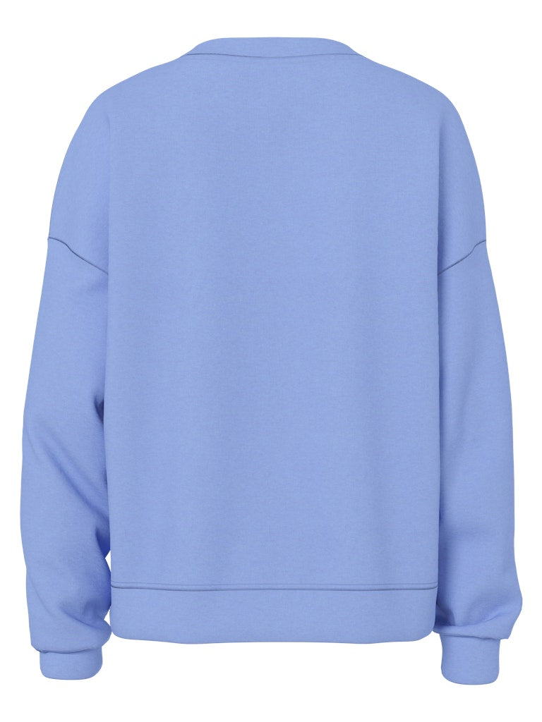 PCCHILLI LS LOOSE SWEAT - Hydrangea