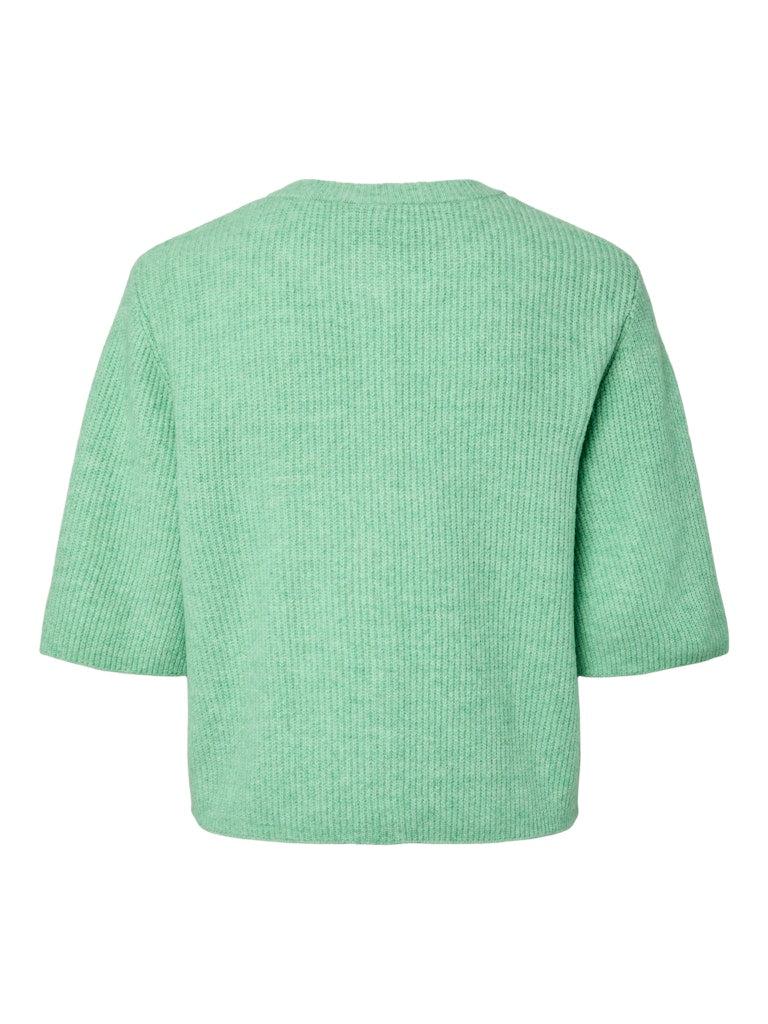 PCSILLY SS O-NECK KNIT CARDIGAN - Sprucestone