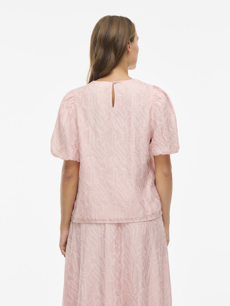 VIRONJA 2/4 TOP - Pink Nectar/Jacquard