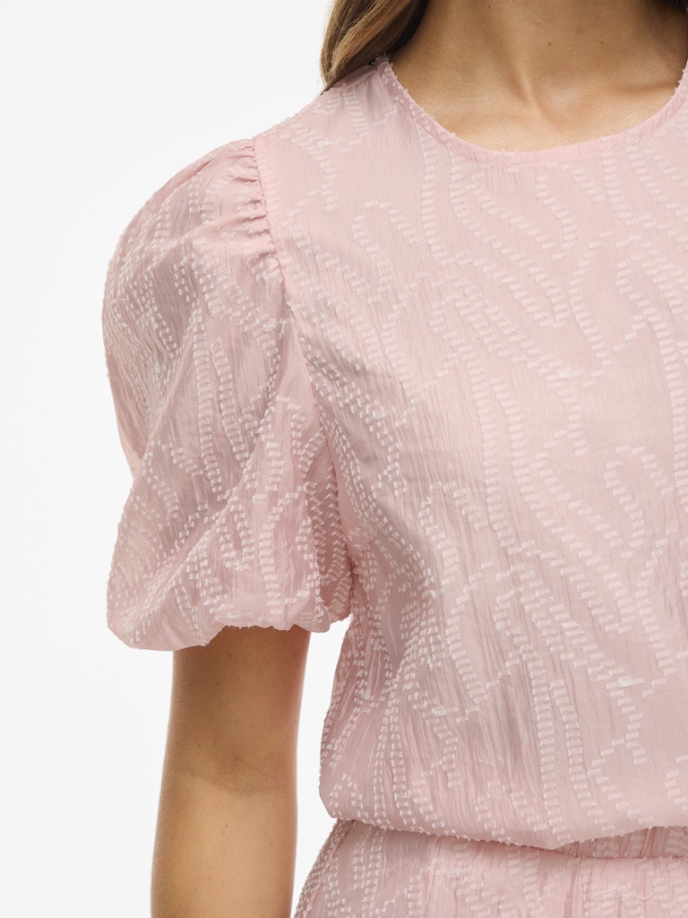 VIRONJA 2/4 TOP - Pink Nectar/Jacquard