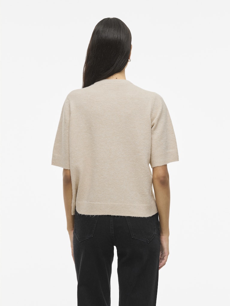 VISEBORA 2/4 KNIT CARDIGAN - Feather Gray