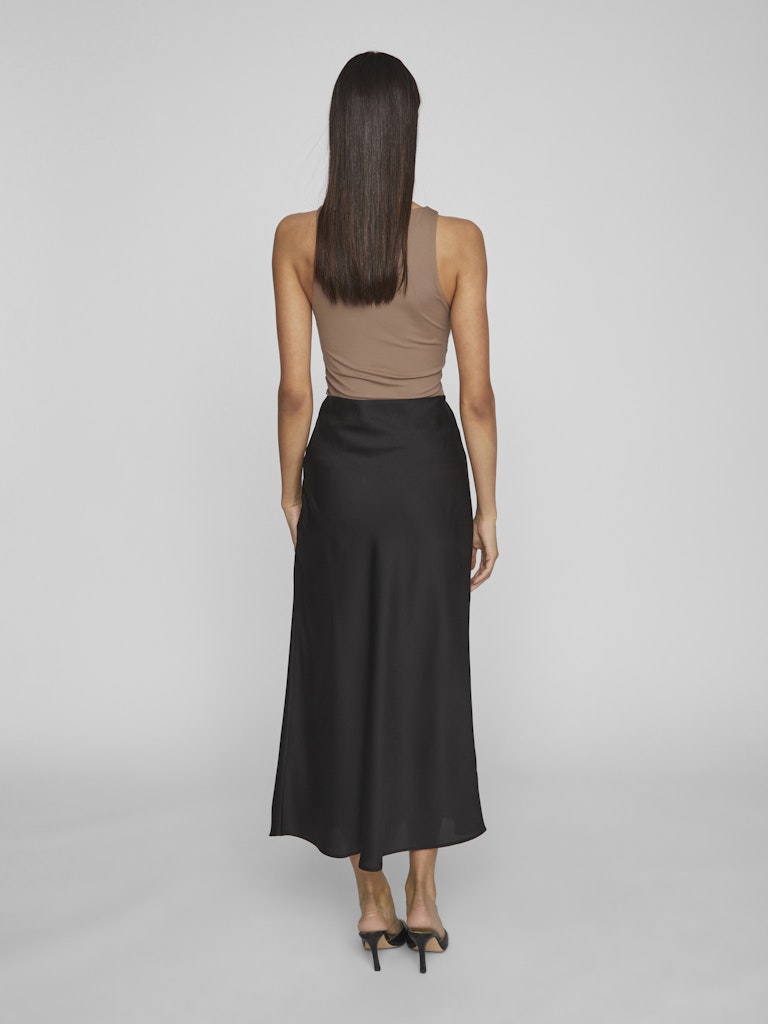 VIELLETTE HW MIDI SKIRT - Black
