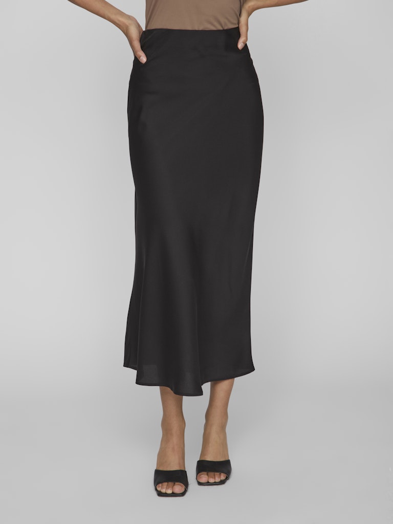 VIELLETTE HW MIDI SKIRT - Black