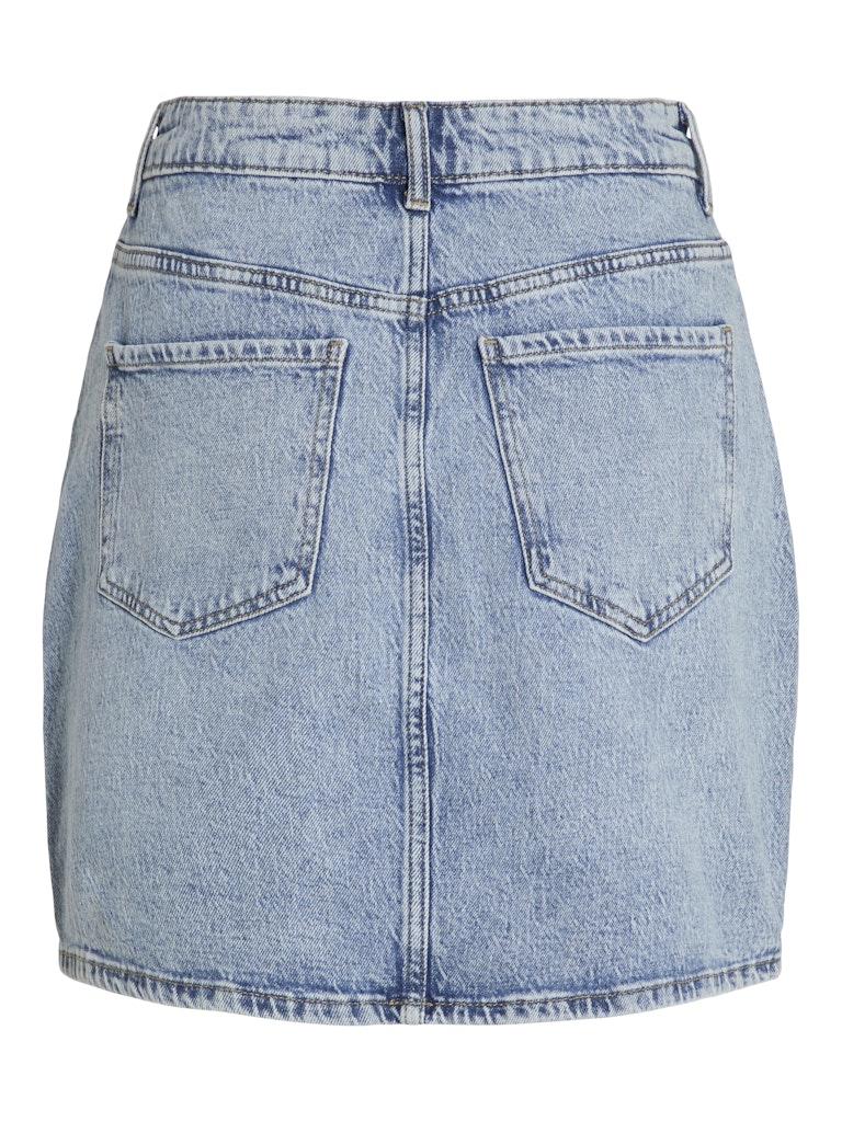 VIKAJA JAF DENIM SKIRT - Light Blue Denim