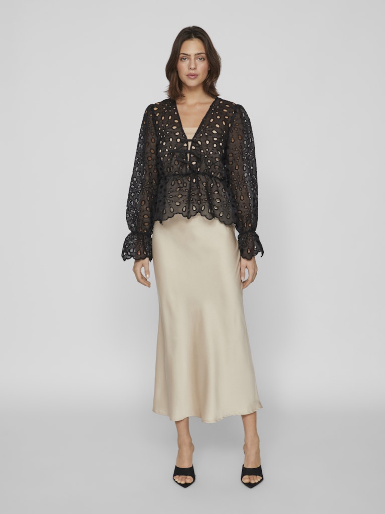 VIELLETTE HW MIDI SKIRT - Cement