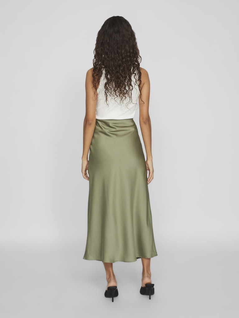 VIELLETTE HW MIDI SKIRT - Oil Green