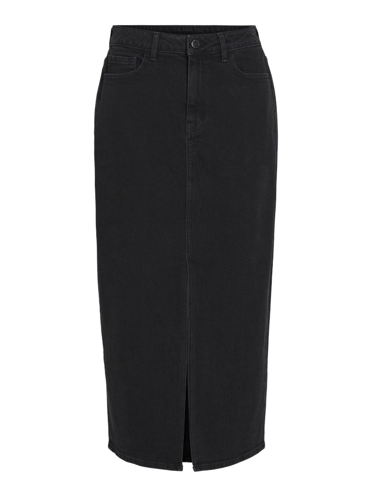 VIJAF HW MIDI DENIM SKIRT- Black Denim