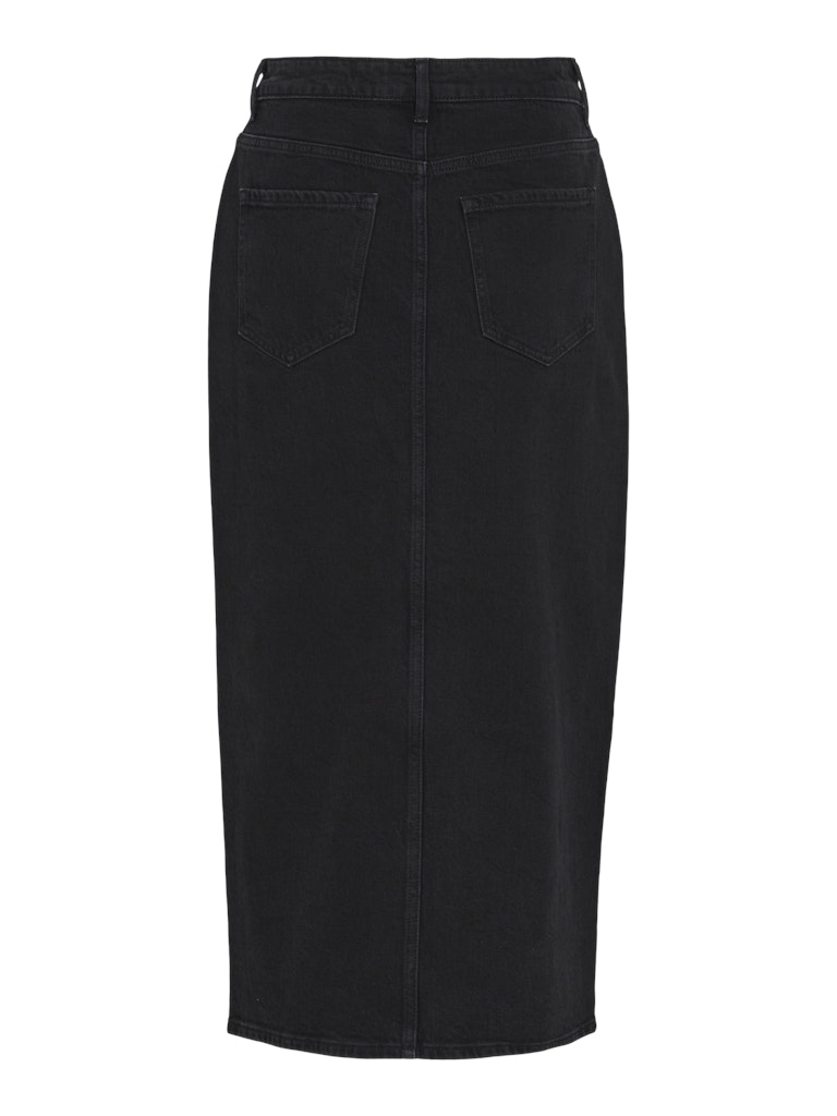 VIJAF HW MIDI DENIM SKIRT- Black Denim