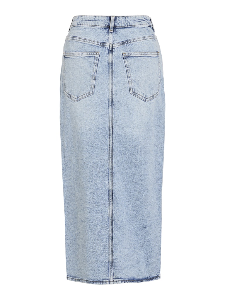VIJAF HW MIDI DENIM SKIRT - Light Blue Denim