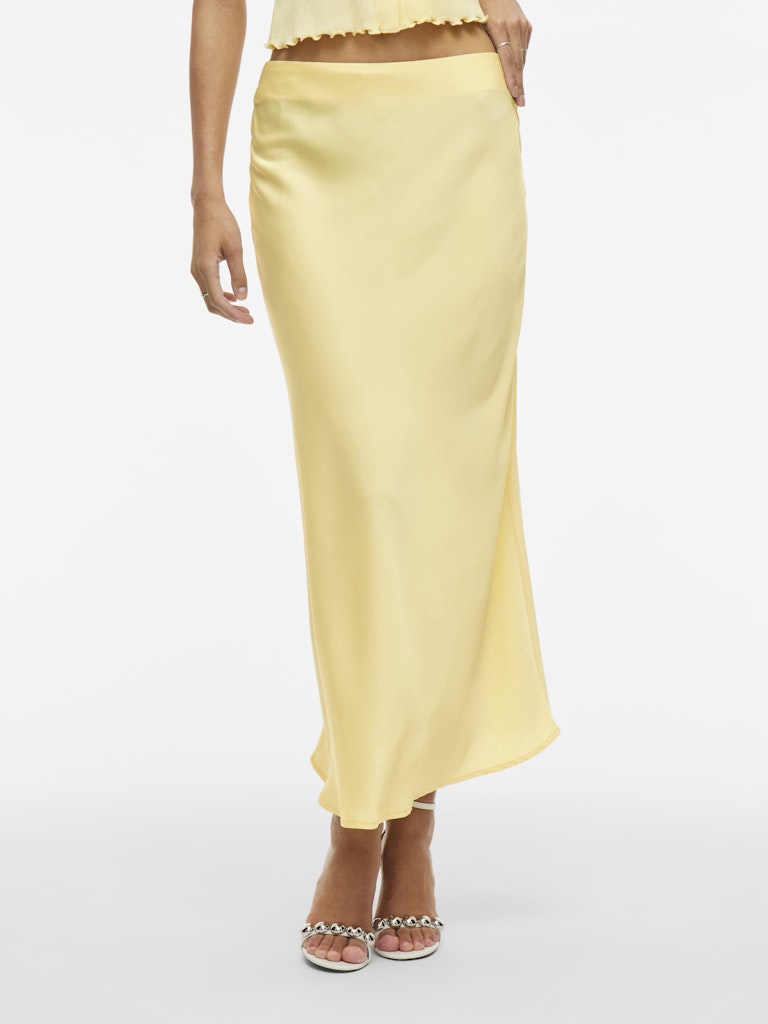 VIELLETTE HW MIDI SKIRT - Pale Banana