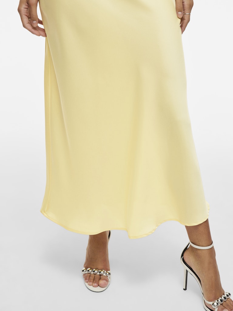 VIELLETTE HW MIDI SKIRT - Pale Banana