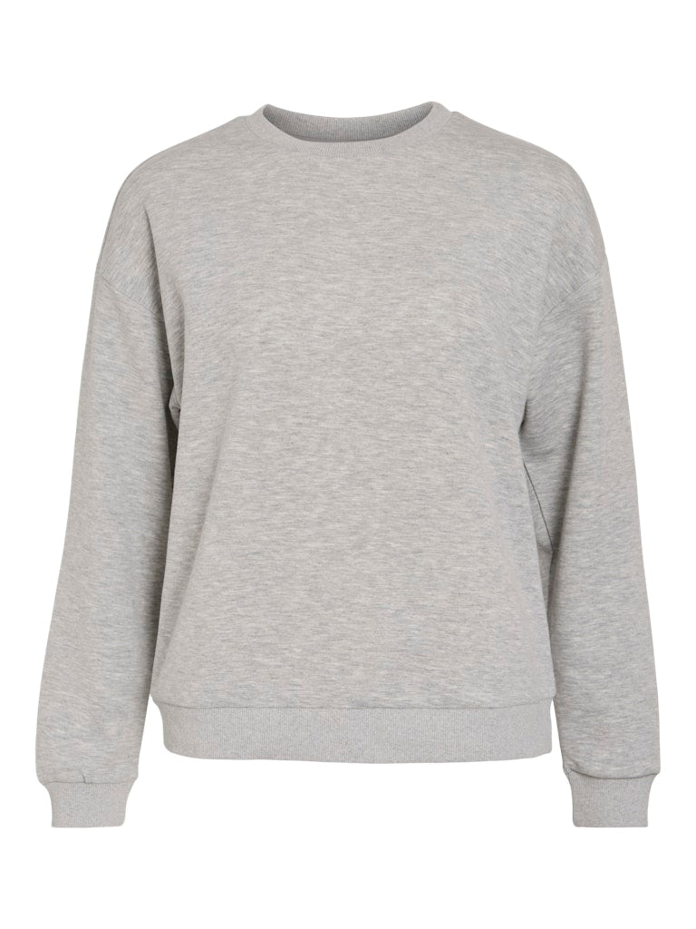 VISANDY L/S SWEAT TOP - Light Grey Melange