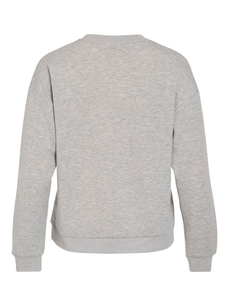 VISANDY L/S SWEAT TOP - Light Grey Melange