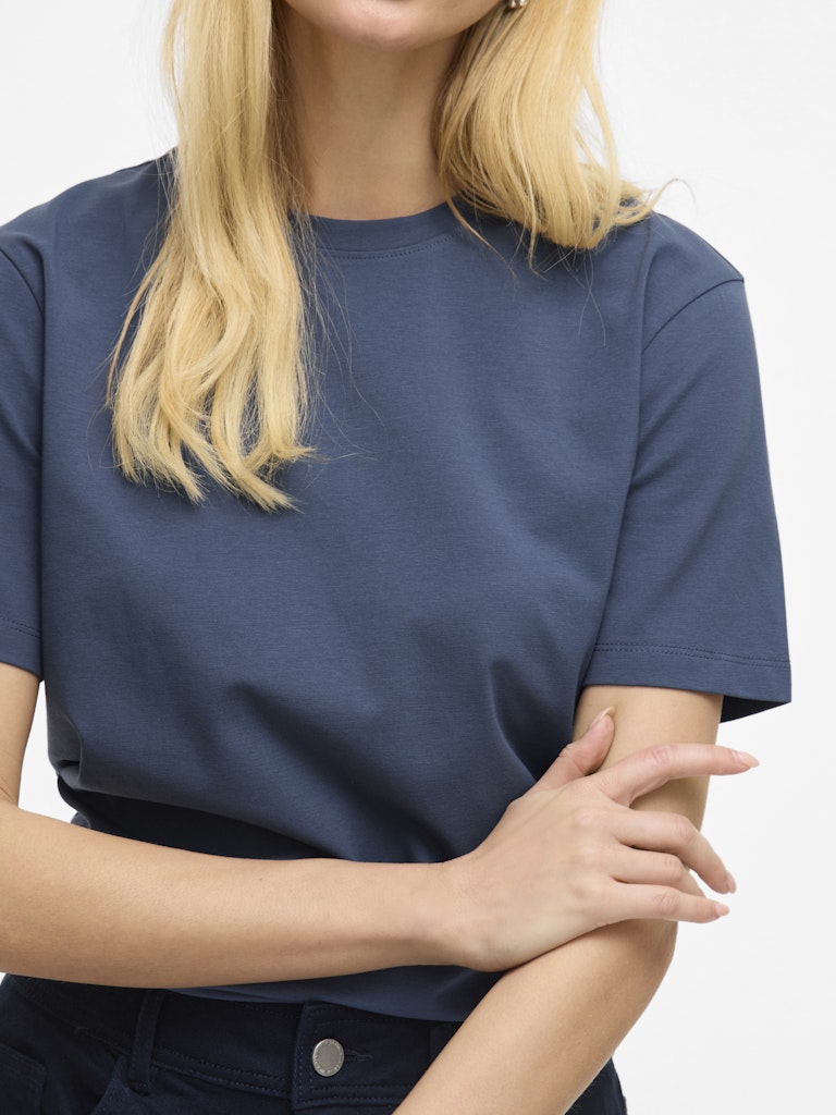 VINORA S/S T-SHIRT - Vintage Indigo