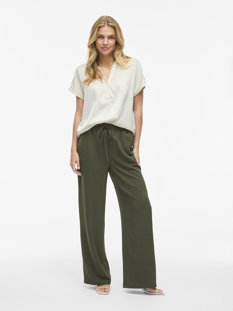 VIENNA RAVENNA S/S TOP - Cloud Dancer