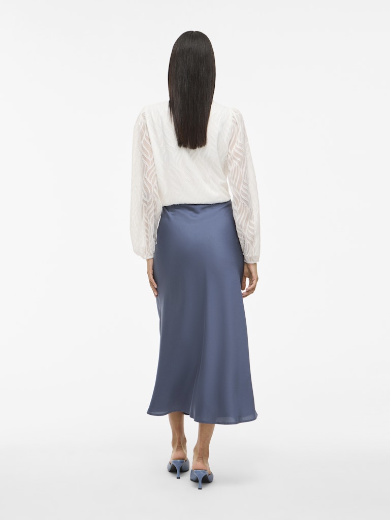 VIELLETTE HW MIDI SKIRT - Vintage Indigo