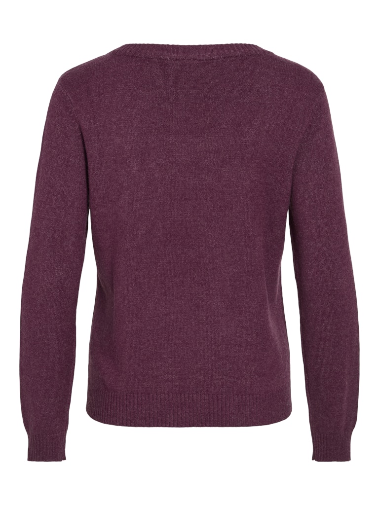VIRIL O-NECK L/S KNIT TOP - Fig