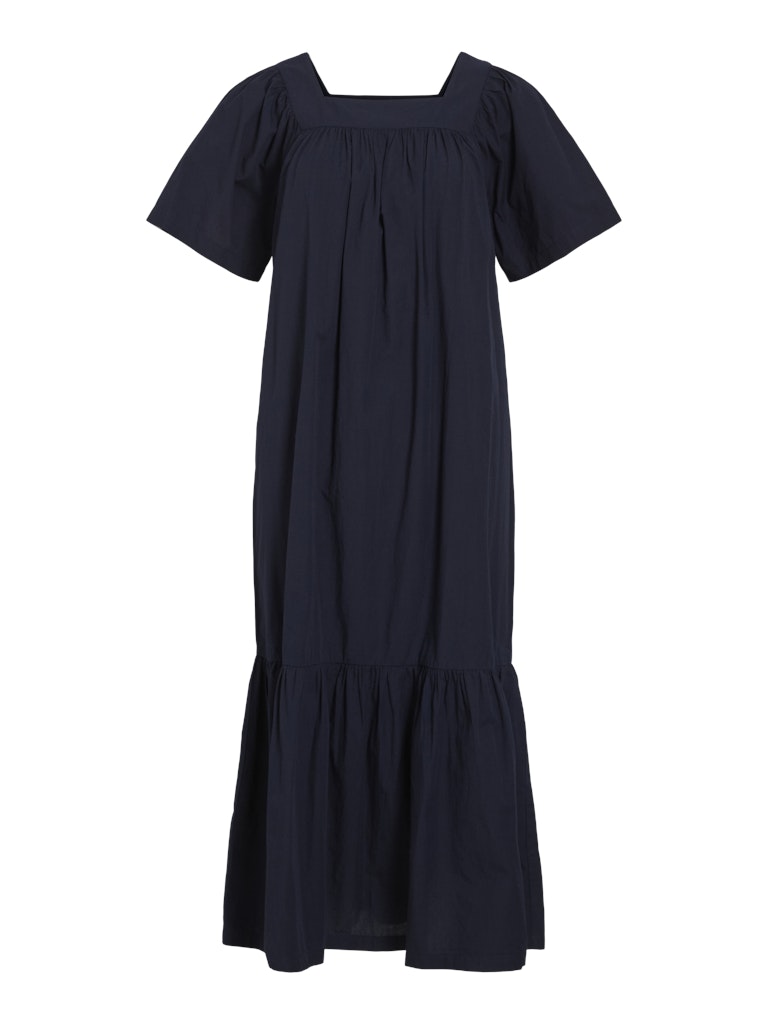 VIJUNE 2/4 MIDI DRESS - Black