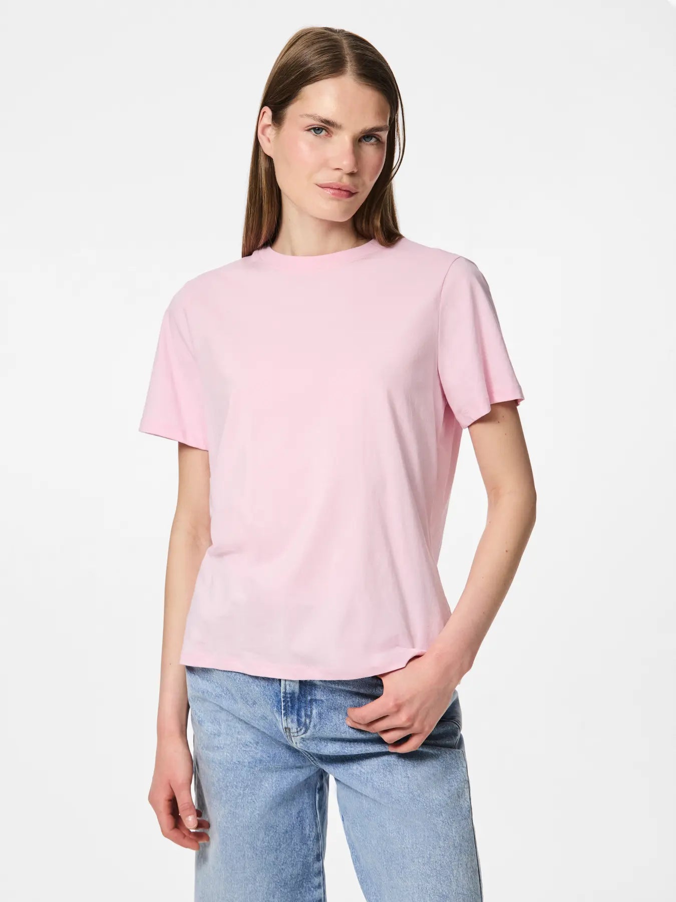 PCRIA SS SOLID TEE - Roseate Spoonbill