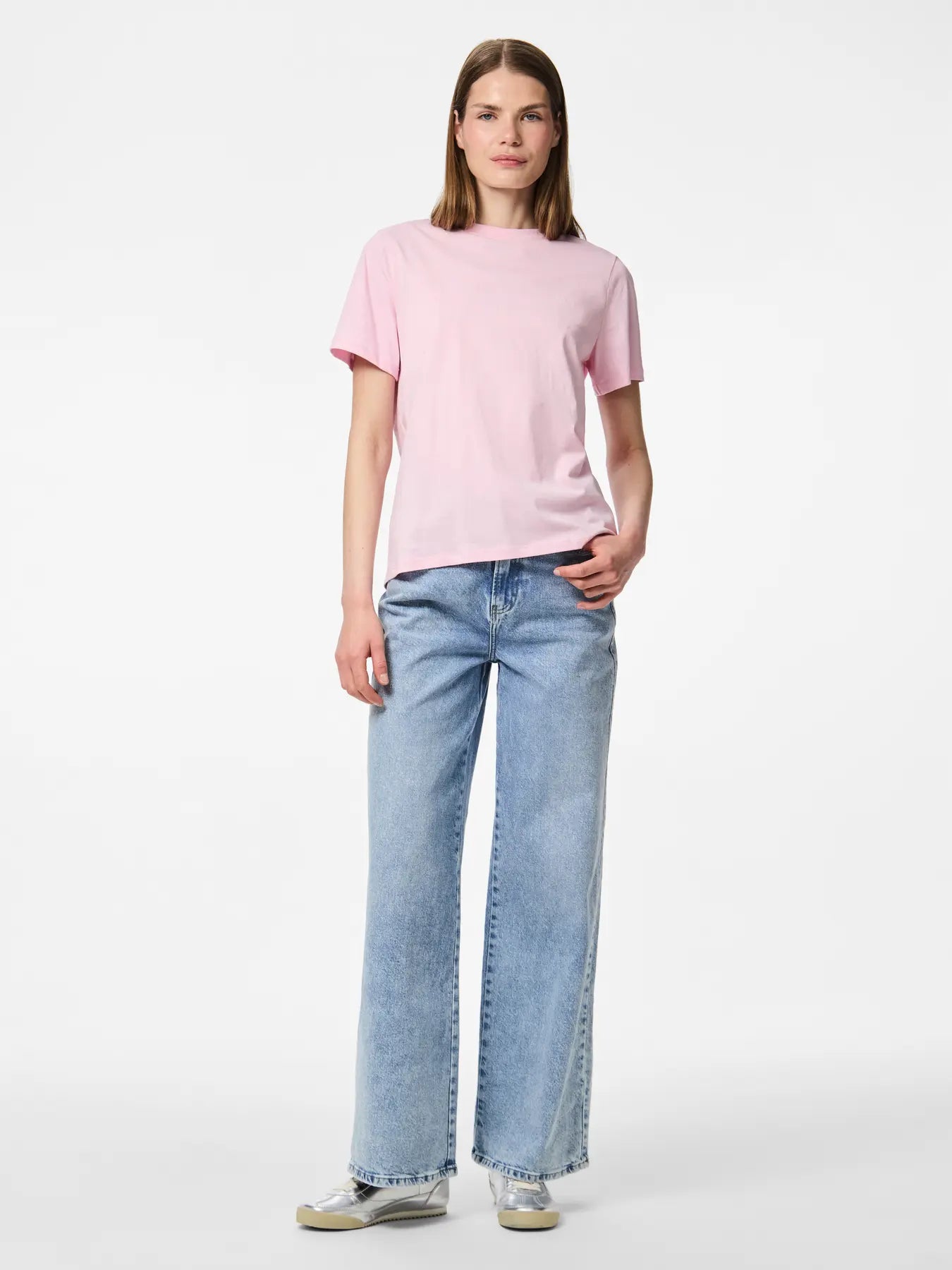 PCRIA SS SOLID TEE - Roseate Spoonbill