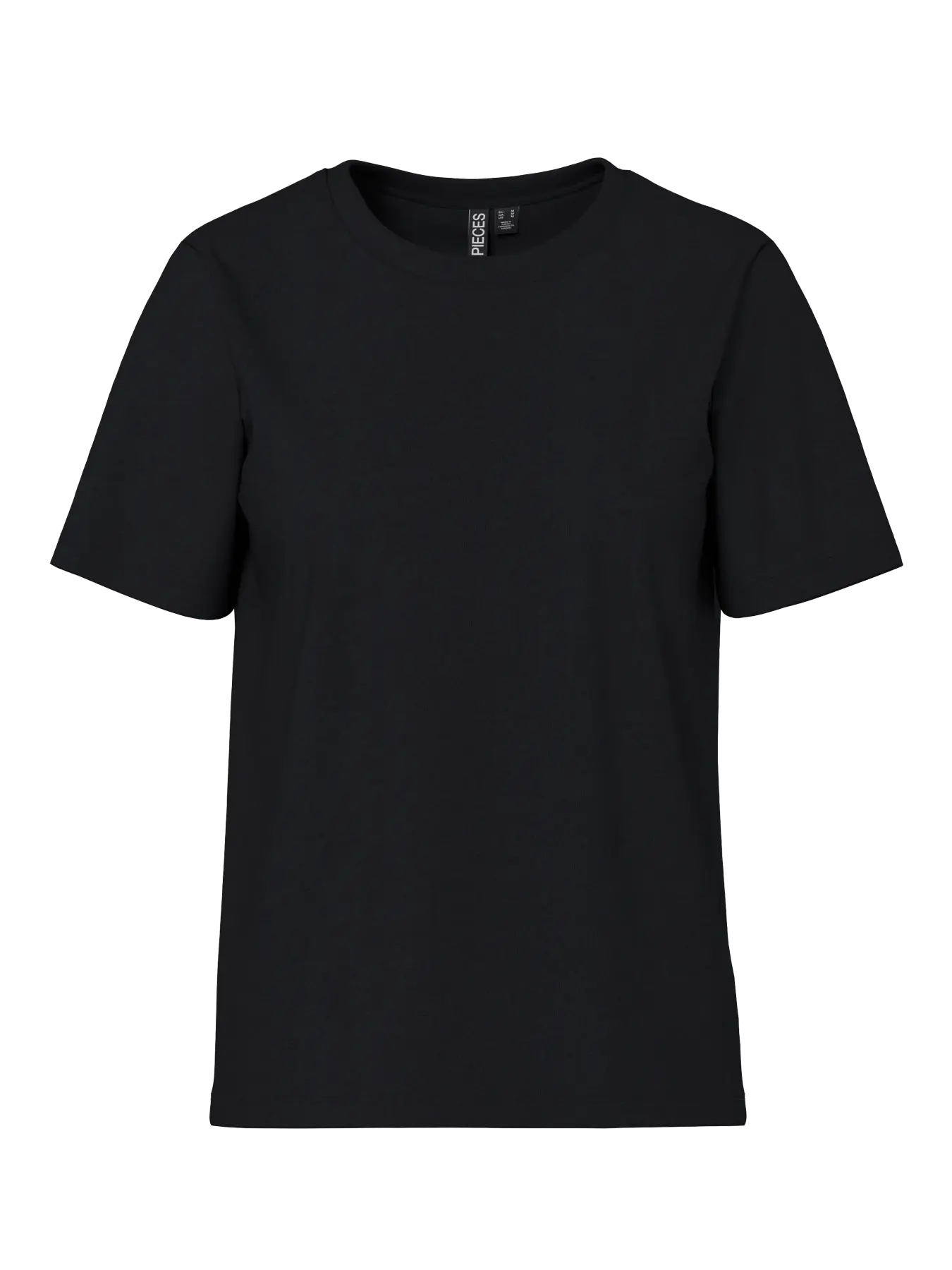 PCRIA SS SOLID TEE - Black
