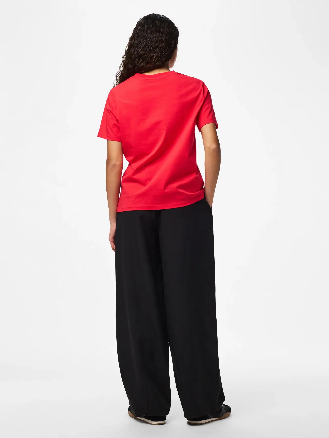 PCRIA SS SOLID TEE - Lollipop