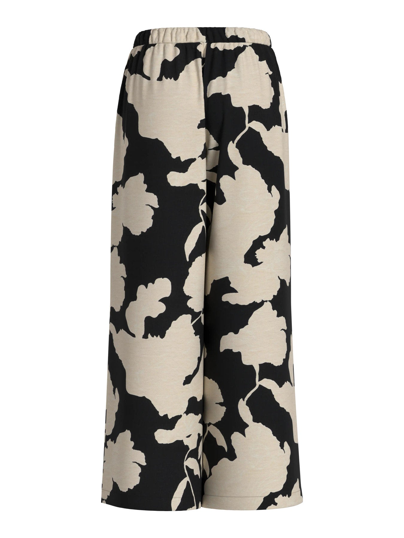 VISASKIA HW PANTS - Black/Birch Flowers