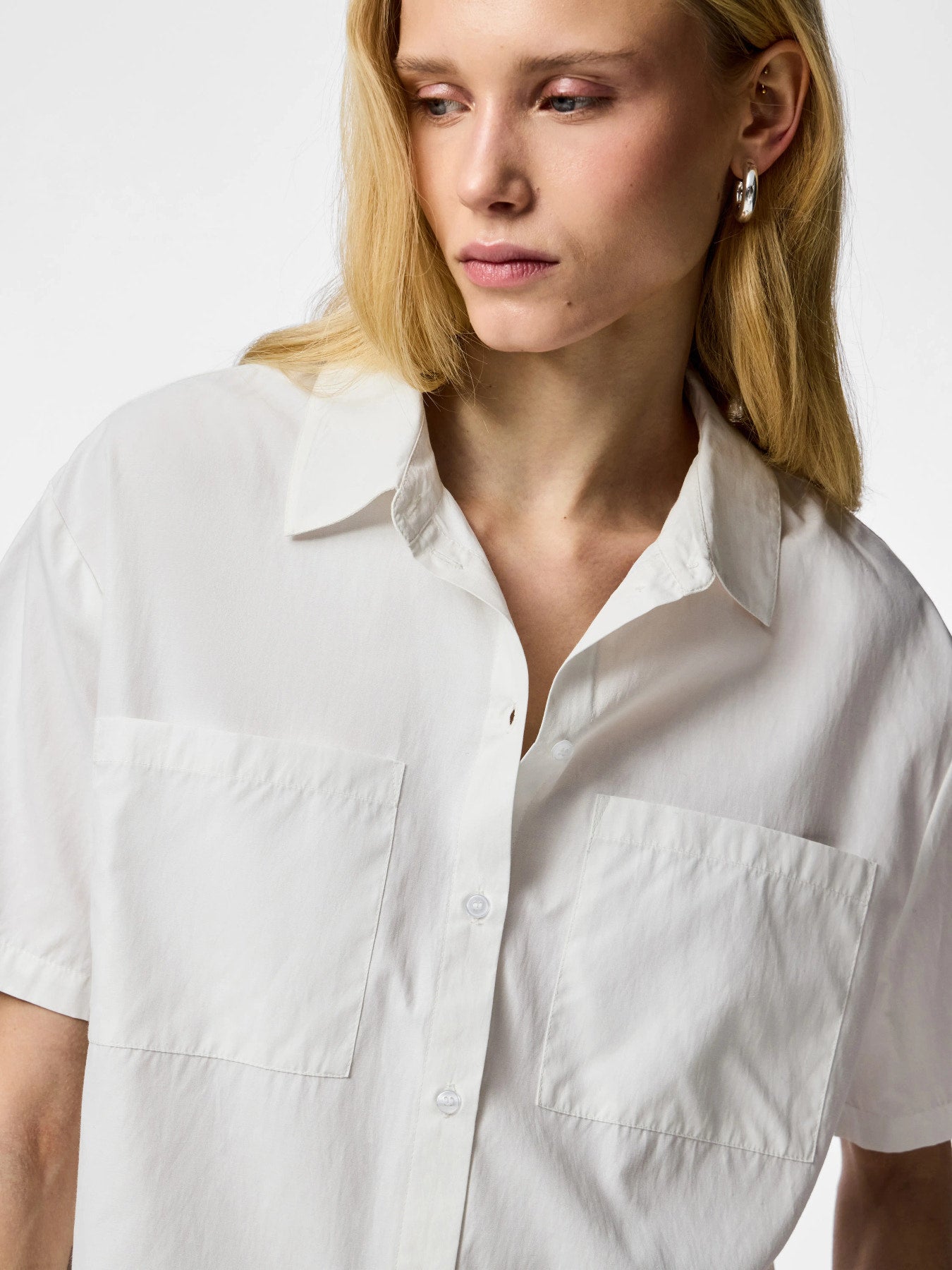 PCMELIA SS SHIRT - Bright White