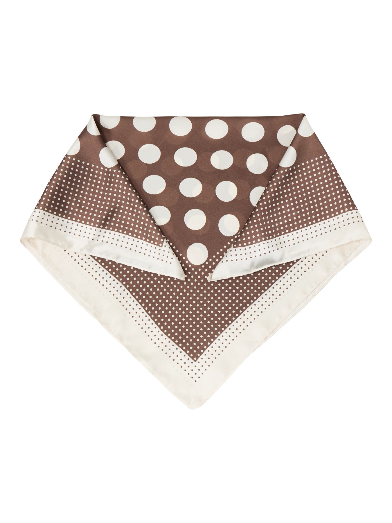 OBJZELA SMALL SCARF - Carafe White Dots