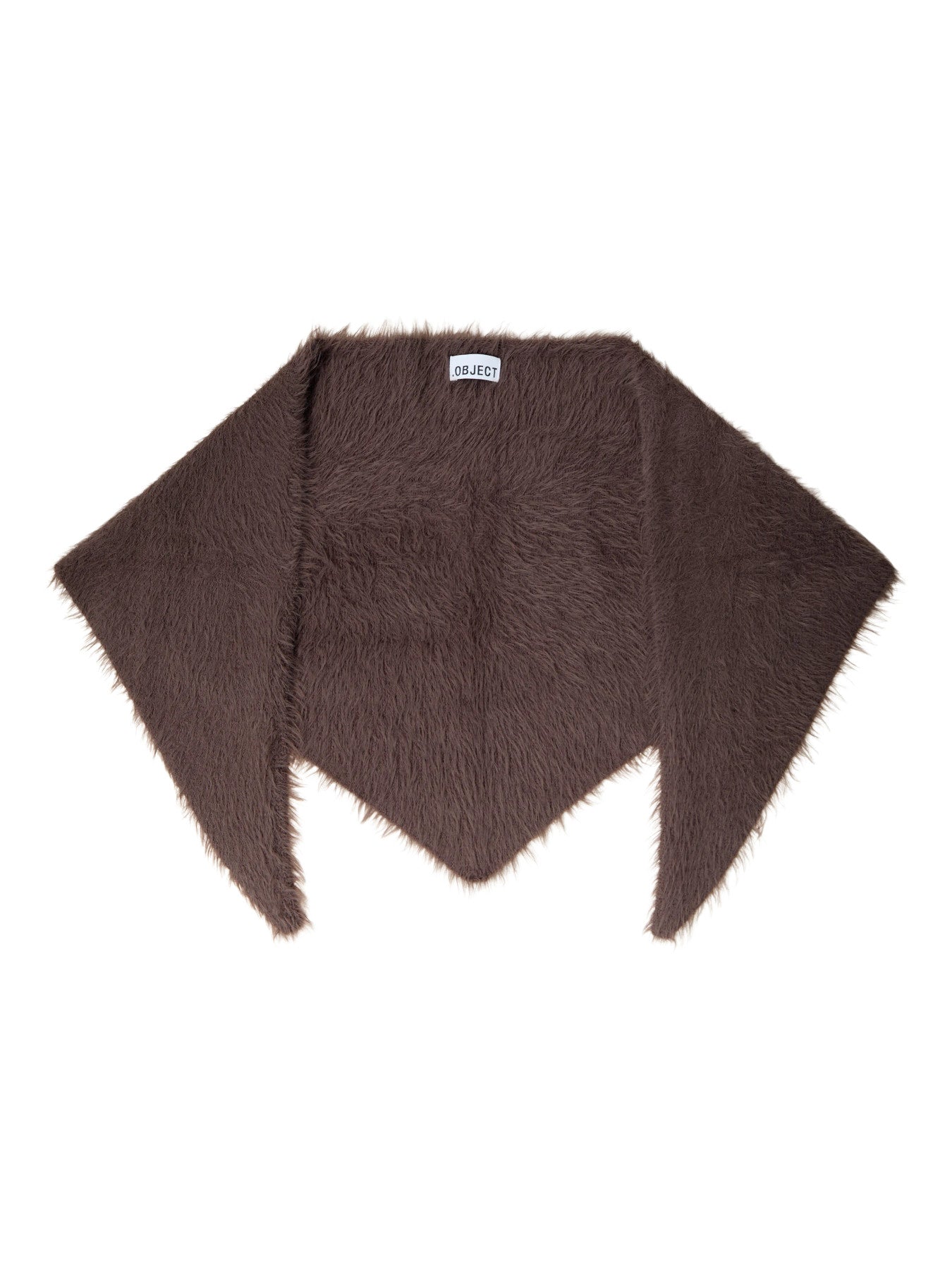 OBJHARRIET SCARF -Seal Brown