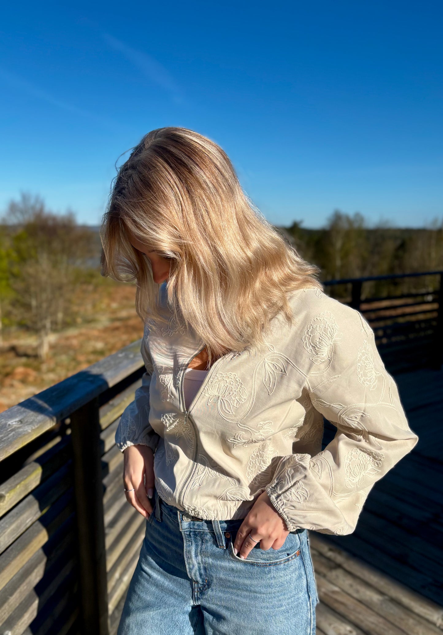 VIPRETTA BOMBER - Feather Gray
